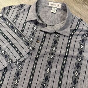Grand Slam Mens XL Vintage Penguin Pattern Polo Shirt